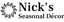 Nick's Seasonal Decor Store Logo